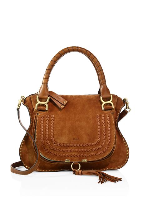 chloe marcie suede bag|chloe marcie bag celebrities.